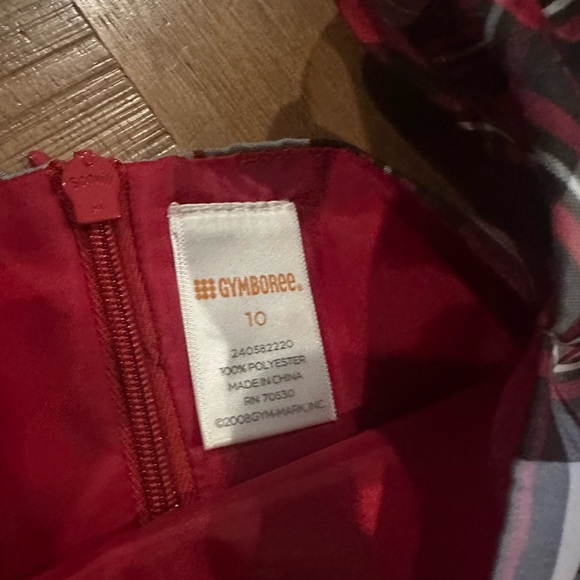 Gymboree 𝖧𝗈𝗅𝗂𝖽𝖺𝗒 Plaid Dress - Picture 3 of 3